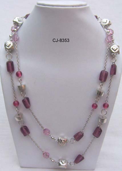 Hind International Glass Bead Necklace (cj-8353)