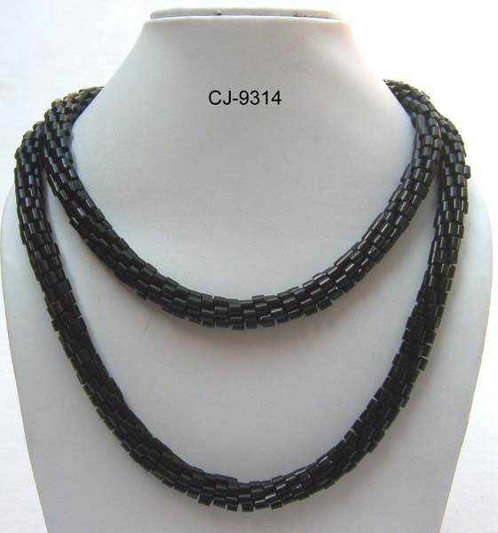 Glass Bead Necklace (cj-9314)