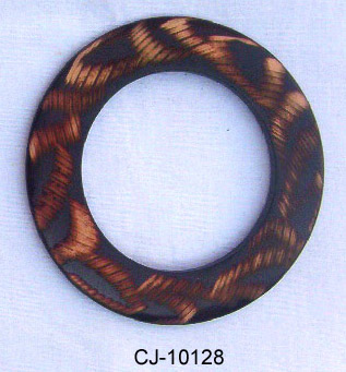 Wooden Bangle Antique (CJ-10128), Color : Natural