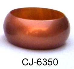 Wooden Bangle Coloured (CJ-6350), Color : Copper