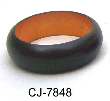 Wooden Bangle Coloured (CJ-7848)
