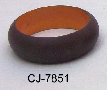 Wooden Bangle Coloured (CJ-7851)