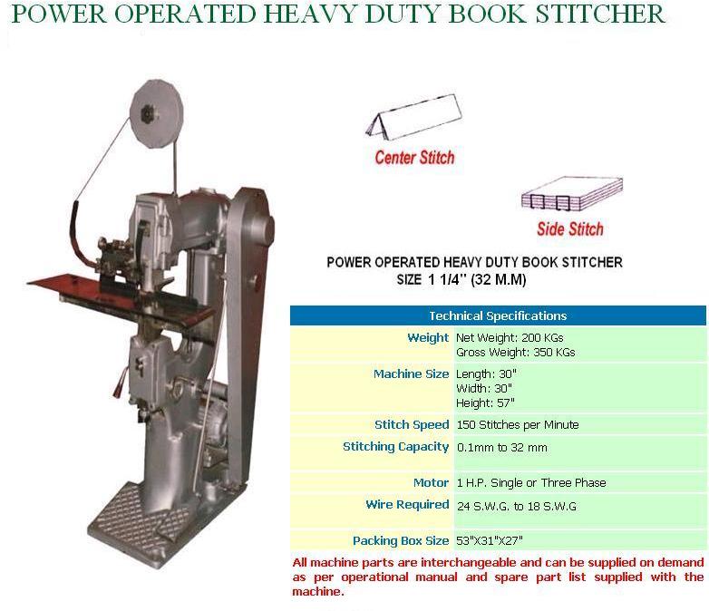 Book Stitching Machine