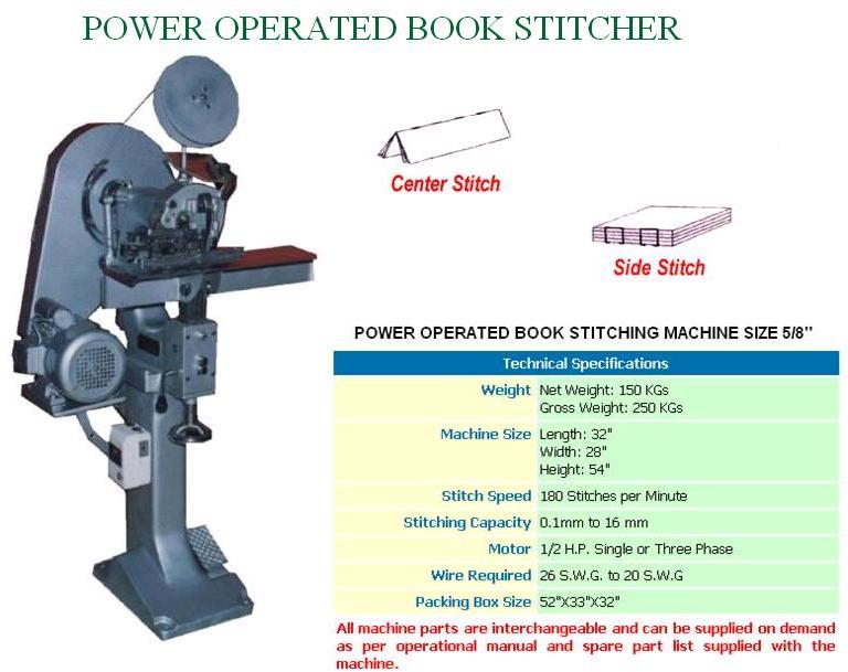 Wire Book Stitching Machine