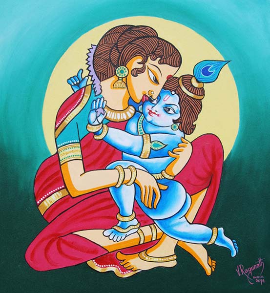 Infinitive Love - Krishna and Yashodha