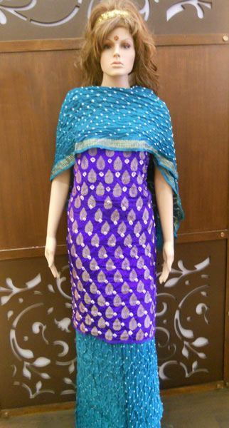 Gadhwal Silk Dress Materials