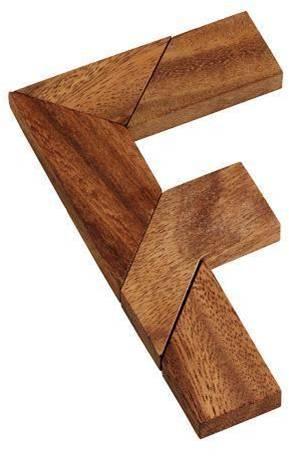 F Wooden Puzzle