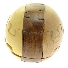 Wooden 3d Jigsaw Puzzle Ball