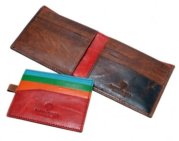 Mens Multi Coloured Leather Wallets