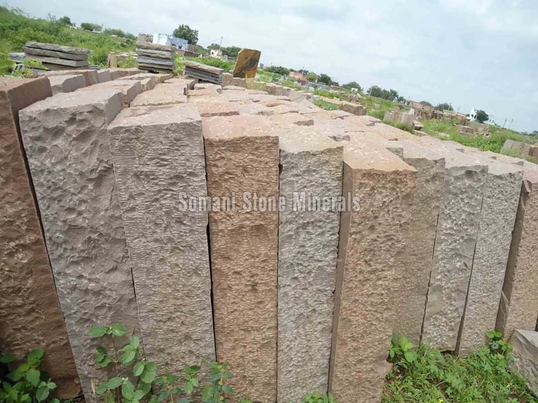 Multi Brown Sandstone Block Steps