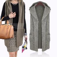 sleeveless cardigan sweater