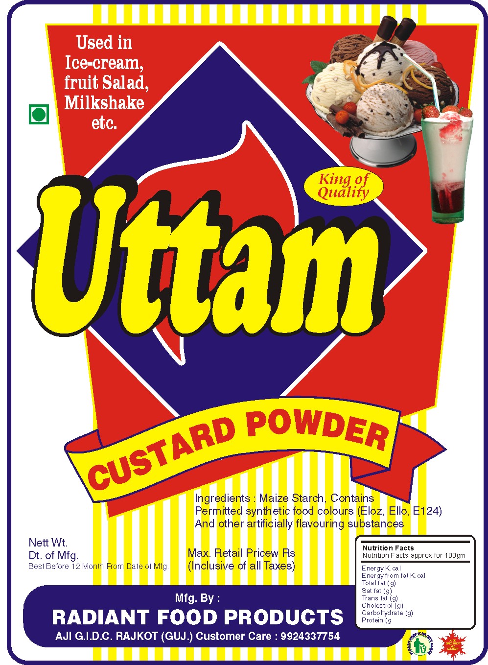 Uttam Custard Powder