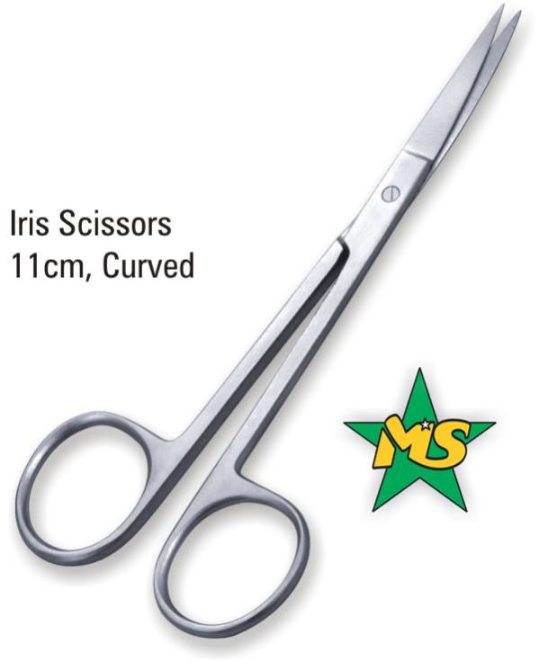 Iris Scissors 11cm Curved