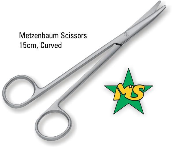 Metzenbaum Scissors 15cm Curved