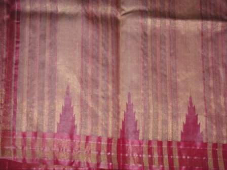 Tassar Gheecha Zari Saree