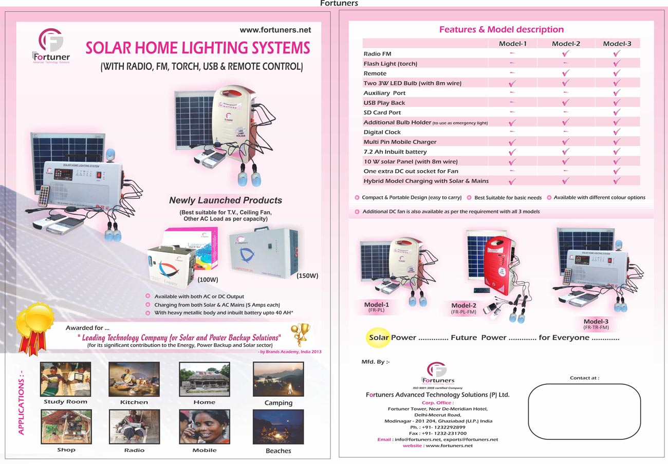 Solar Home Lighting Kits