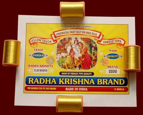 Radha Krishna Brand Jari Threads