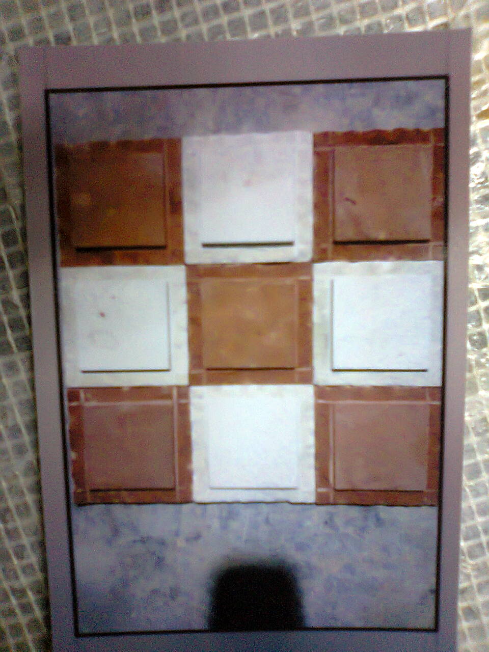 Agra Red Dholpur Beige Mosaic, Scorpio Brown Marble