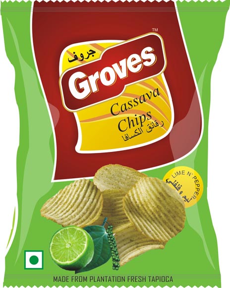 Groves Snacks - (cassava Lemony Pepper Chips)