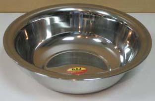 Polished Stainless Steel Basin, for Home, Hotel, Size : Multisize