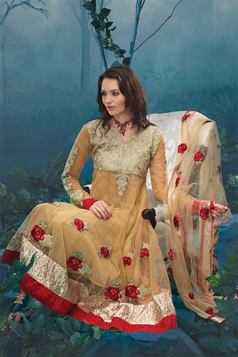Anarkali Dress, Size : semi stiched suit peice