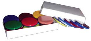 Plastic Carrom Striker, Color : Multicolor
