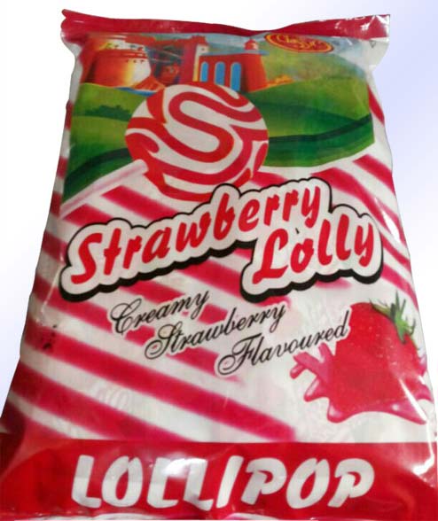 Strawberry Lollipop