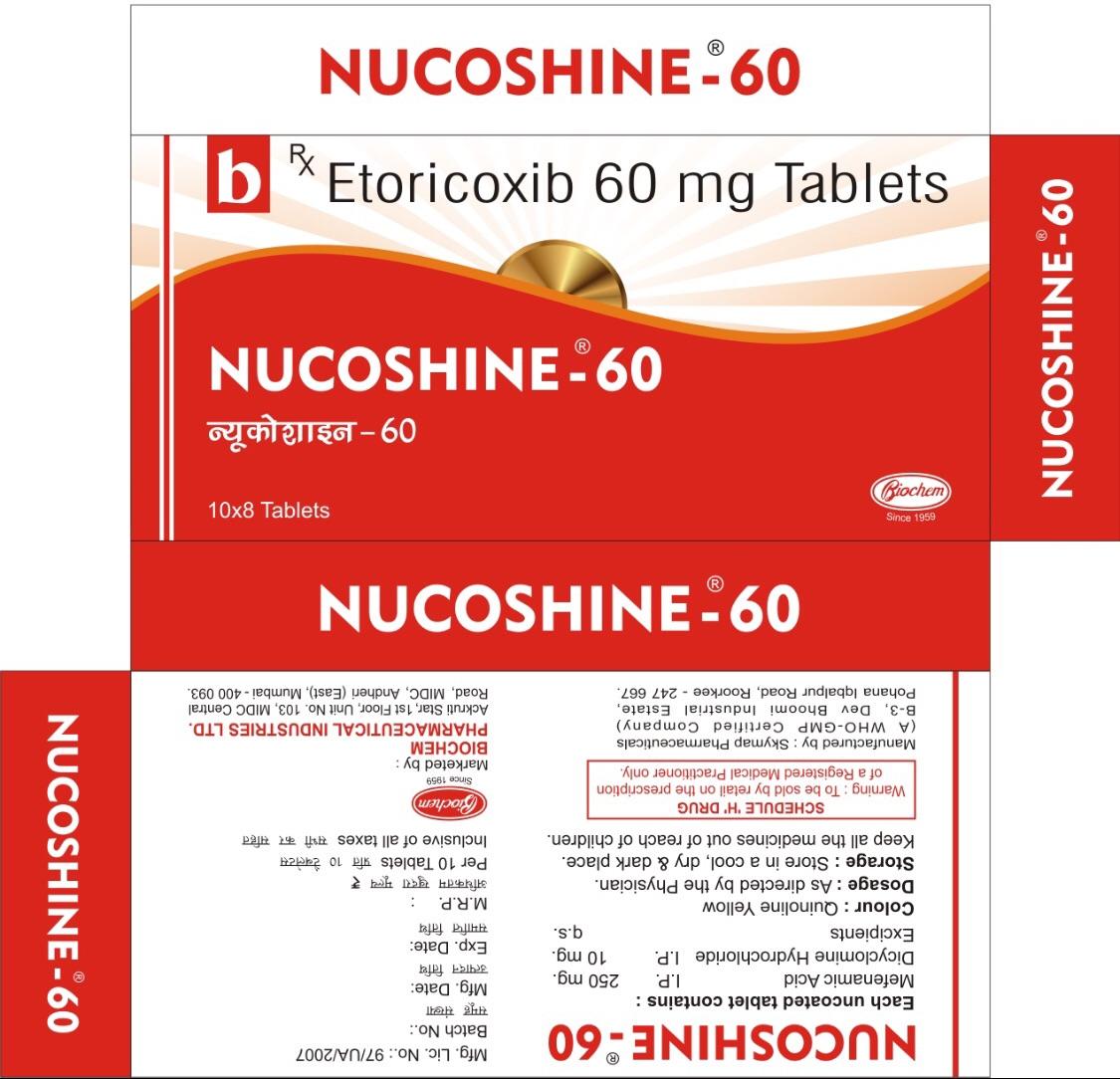 60MG Nucoshine Tablets