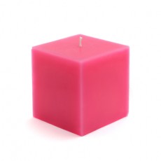 Red Square Pillar Candles, Dimension : 3” x 3”x 6” Inch Approx