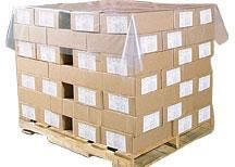 Pallet Cap Sheets, Gusseted Pallet Covers and Pallet Bags