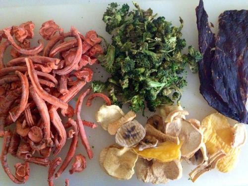 dehydrated vegetables