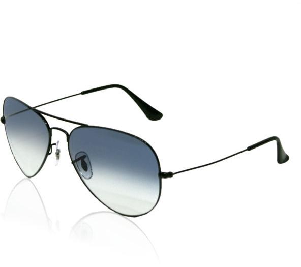 Designer Blue Shaded Aviator Style Sunglasses