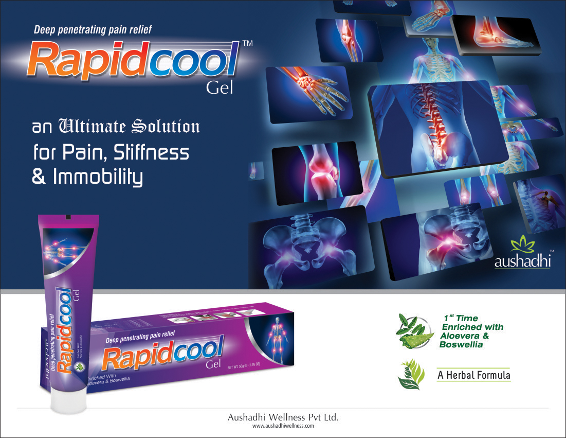 Herbal pain relief gel