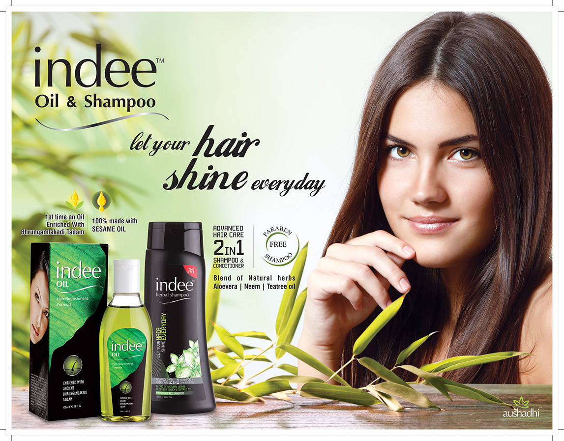 Indee oil for natural hair care