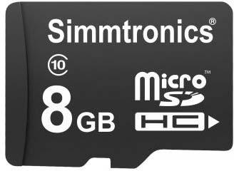 Plastic Simmtronics Micro SD Cards, for Camera, Laptop, Mobile, Tablet, Capacity : 128gb, 16gb