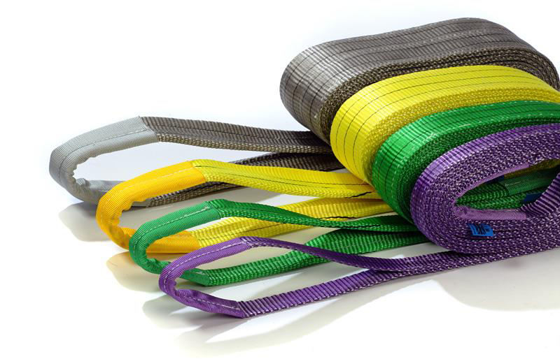 Polyester Flat Webbing Sling, for Lifting Pulling, Length : 1-5mtr, 5-10mtr