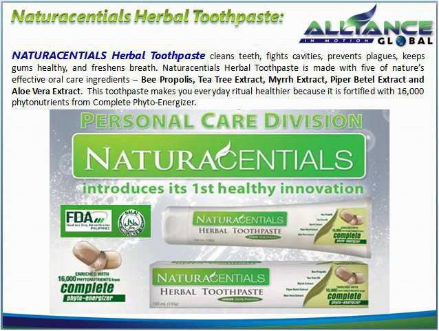 naturacential toothpaste