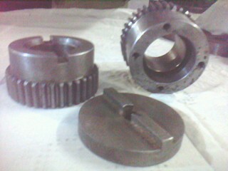 Round Blower Type Diesel Engine Gears, for Automobiles, Industrial Use, Color : Metallic