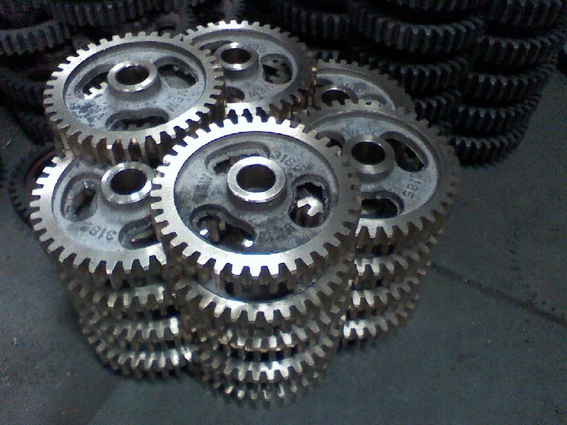 Round Stainless Steel Gunmetal Lister Idler Gears, Color : Silver