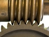 Round Polished Metal Worm Gears, for Automobiles, Color : Golden-Grey