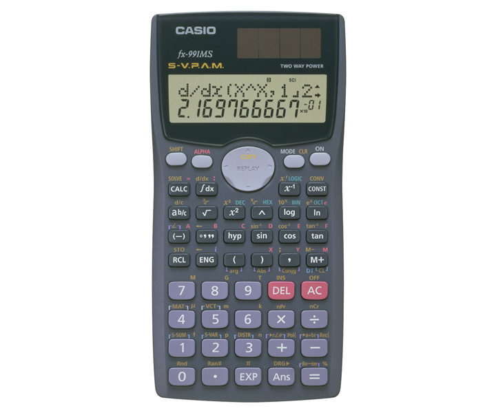  FX-991MS Casio Calculator, Feature : Fraction calculations