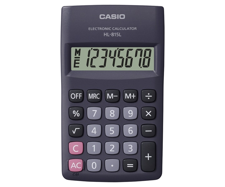  HL-815L-BK Casio Calculator