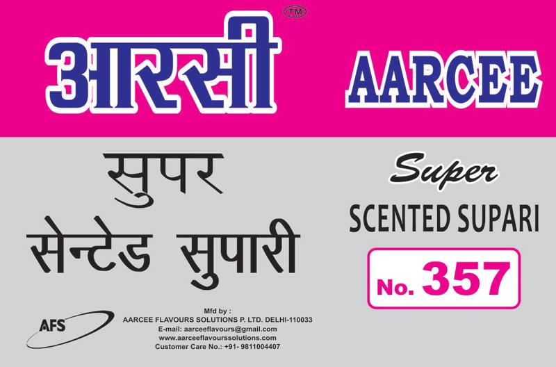 Aarcee Super Scented Supari 357, for Human Consuption, Taste : Sweet Salty