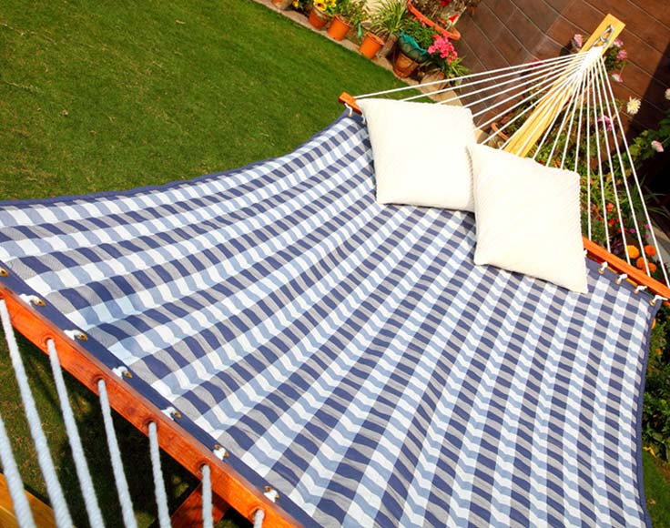 Quilted Hammock-Checkered Pattern