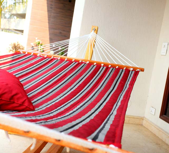 Quilted Hammock-Crimson Red