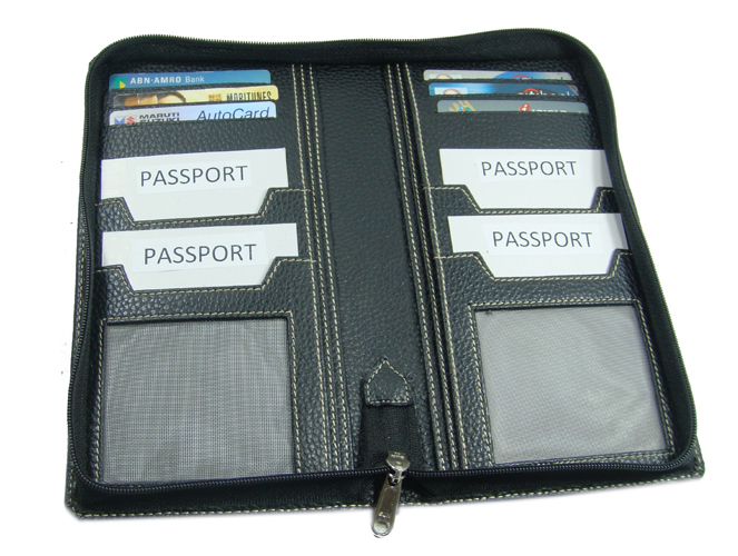 Essart PU leather family Passport Holder for 4 passport (200291)