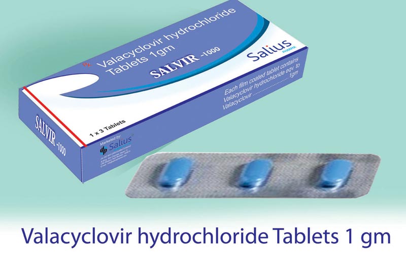 Salvir Valacyclovir Hydrochloride Tablets 500 - 1000