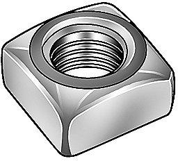 Power Coated Metal Nuts, Color : Silver