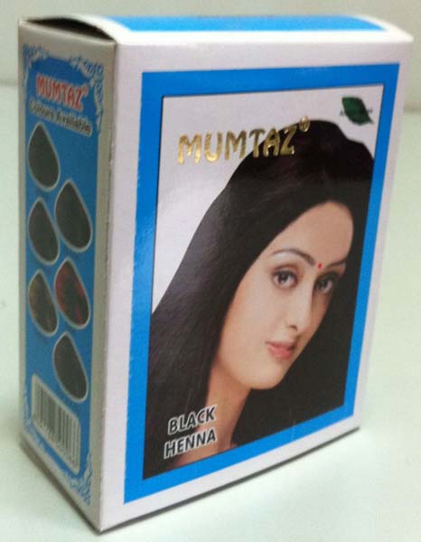 Mumtaz Black Henna Hair Color, for Parlour, Personal, Form : Powder