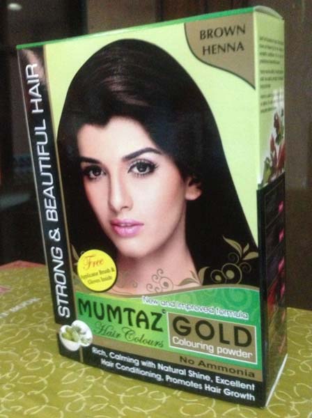 Mumtaz Gold Brown Henna Hair Color, for Parlour, Personal, Purity : 100%